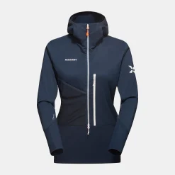 Eiger Speed ML Hybrid Half Zip Hoodie Women