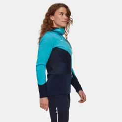 Eiger Speed ML Hybrid Half Zip Hoodie Women