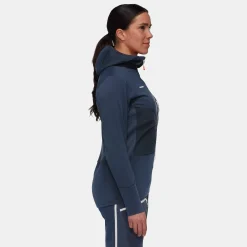 Eiger Speed ML Hybrid Half Zip Hoodie Women