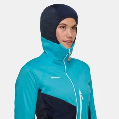 Eiger Speed ML Hybrid Half Zip Hoodie Women